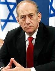 Former Israeli prime minister Ehud Olmert